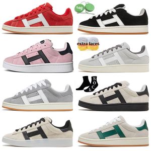 Klassieke Jaren '00 Ontwerpers Casual Schoenen Kern Zwart Donkergroen Wolk Wit Grijs Semi Lucid Beter Scarlet Spice Geel Heren Dames Platte Trainers Sport Sneakers met sok