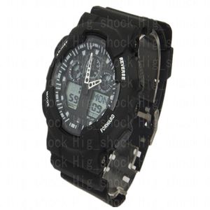 klassieke 100 model merk heren polshorloge Sport dual display GMT Digitale LED reloj hombre Leger Militaire horloge relogio mas299L