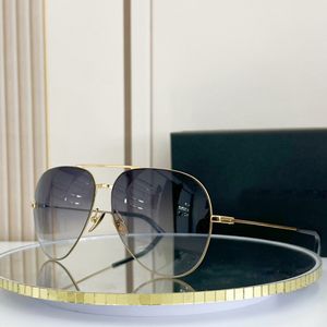 Klassieke 11 slanke gouden piloot zonnebril voor mannen vrouwen grijs gearceerde sportieve bril occhiali da sole sunnies uv400 brillen met doos