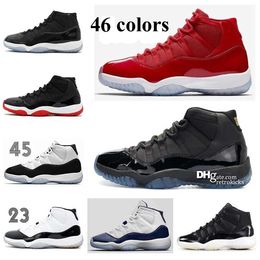 Chaussures Classic 11s Cherry Bred Space Jam Concord Cool Grey DMP 2023 Jubilee 25th Anniversary Cement Grey Cap And Gown Gym Red 72-10 Gamma Blue Low Pink Snakeskin Sneakers