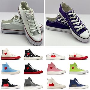 Baskets classiques des années 1970 Hommes Femmes Chaussures Casual Sports Stars Low High Canvas blanc noir 1970 Star Chuck Chucks Platform toutes les étoiles 70s 35-46 M15