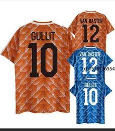 Clásico 1988 Retro VAN BASTEN Camiseta 2020 GULLIT Personalizado GULLIT #10 H1020