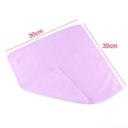 Classique 1 pièces microfibre lavage propre serviettes voiture nettoyage Duster chiffons doux 30x30cm