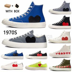 Classique 2022 1970 Play chaussures décontractées star plate-forme Big Eyes Hi Reconstruit Slam Jam mandrin Triple Noir Blanc Haut Bas Hommes Toile Femmes