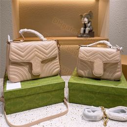 Klassiek nieuwste marmont luxurysontwerpers lieverd tassen schoudertas flap handtas messenger dames totes mode mini handtassen crossbody clutch portemonnee