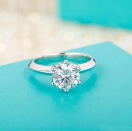 Classic 33xx Designer 1-3 Karat Diamond Ring Weddding Couple 925 Sterling Birthday Party Party Engagement Bijoux Cadeau