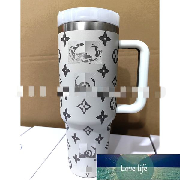 Taza clásica de 40 Oz, taza para vehículos, tazas de hielo grandes, tazas termo de acero inoxidable 304, venta al por mayor