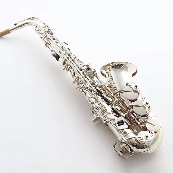 Saxophone Alto classique en argent 54, E plat, artisanat français, instrument structurel un à un, motif sculpté à la main