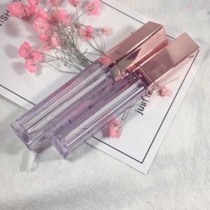 Classique 5 ml Lipgloss Bouteille En Plastique Conteneurs Vide Or Rose Brillant À Lèvres Tube Eyeliner Cils Conteneur R-1