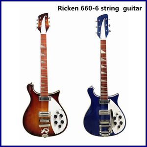 Classic 660 6 String Vibrato Guitare Électrique Chrome Hardware Haute Qualité