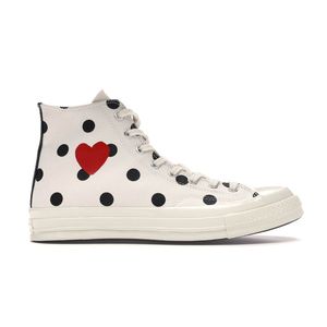 Classic 70 All Star Multi-Heart Canvas Shoes Designer Femmes Chucks Chucks TAYLORS HIGH TOP VINTAGE LOBS DES DES GARCON