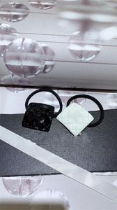 Cravate de cheveux acrylique classique Accessoires de mode 2C Coiffure de corde de cheveux avec carte de papier