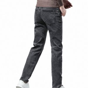 klassieke geavanceerde stretch grijze jeans nieuwe stijl lg four seas merkbroek fi denim slim fit broek mannelijk r3xH#