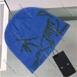 Klassieke oude vogel Logo Designer Hoed Gebreide muts Arctery Beanie Hat Cap Dames Heren Arcterx Beanie Modieuze Arc Gebreide Muts GROTTO TOQUE Kasjmier Sjaal Jas 433