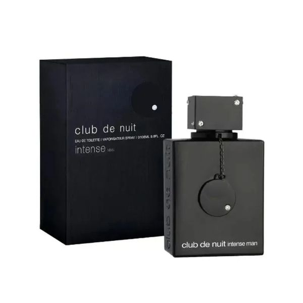 Clásico y antiguo Club de Nuit Intense Men Perfume 105 ml 3.8 Floz Eau De Toilette Perfumes Fragancia amaderada buen olor Spray corporal de larga duración envío rápido