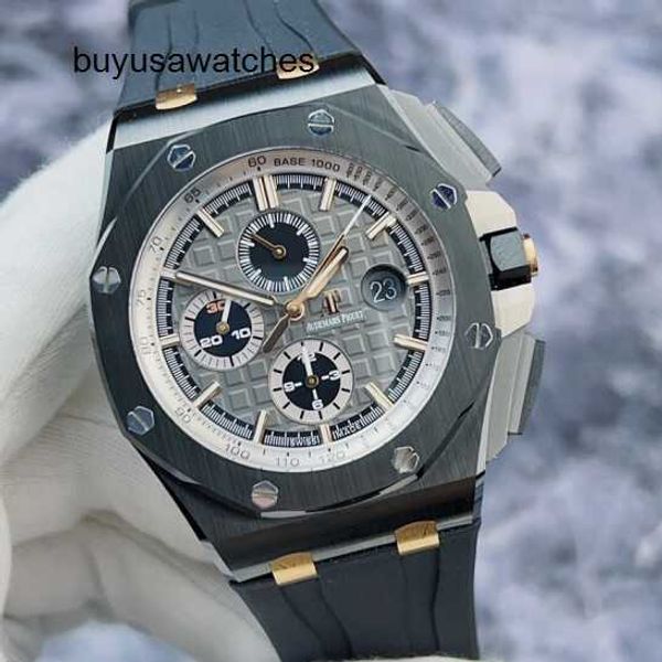 Montre-bracelet classique APRoyal Oak Offshore Series 26415CE Édition limitée allemande de montres mécaniques rares en céramique noire à très haute valeur esthétique