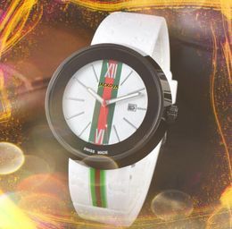 klassieke sfeer zaken zwitserland quartz horloges jaarlijkse explosies highend heren grote wijzerplaat klok luxe mode rubber lederen band kalender horloge geschenken