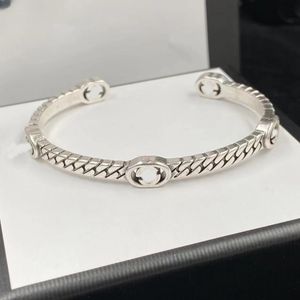 Klassieke sfeervolle armband titanium stalen manchetten armband diamanten armband liefde sieraden geschenkdoos