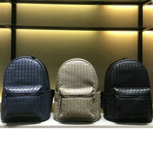 Klassieke Backbag Handgemaakte Materiaal Haak Stylist Fashion Import Echt Schapen Huid Lederen Mannen Dames Schooltas Reizen Rugzak Ketting