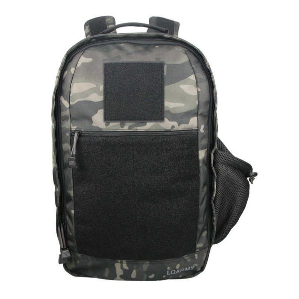 Sac à dos classique sac de livre d'école étudiants d'affaires sac à dos décontracté 15.6 pouces noir camouflage 230412