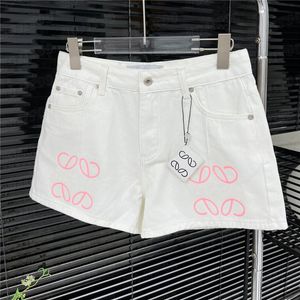 Badge classique pantalon denim shorts pour femmes designer jeans jeans vêtements pour femmes high street hip hop shorts