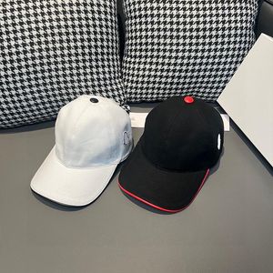 Casquettes de baseball classiques Designer Noir Blanc Casual Street Casquette de baseball Chapeau de sport Chapeaux de soleil d'été