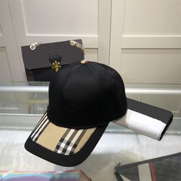 Klassieke honkbalkappen zwarte mannen Ball Cap Designer Dames Peaked Hat Plaid Fashion Bucket Hats Summer Outdoor Mens Wear
