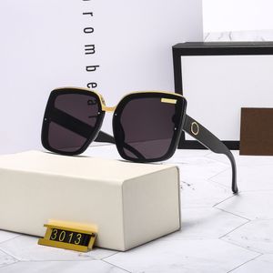Luxe zonnebrillen voor dames Frame met volledige letters Designer zonnebrillen herenbrillen gemaakt in Italië Zomer Adumbral met etui
