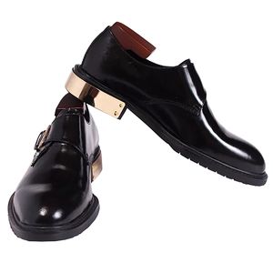 Classique noir hommes robe de soirée de mariage chaussures à la main en cuir véritable hommes Oxfords Style britannique richelieu chaussure