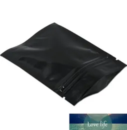 Pochette d'emballage en mylar noir classique sacs échantillon alimentaire sac d'emballage de puissance cadeau anti-odeur et stockage de paquet d'artisanat 200pcs 7.5 * 10cm