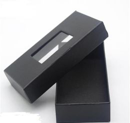 Boîte à cravate noire classique Boîtes-cadeaux Coldage Coldage Men039s Tie Emballage Affichage Cas de rangement 4 styles Top Sn2074103632