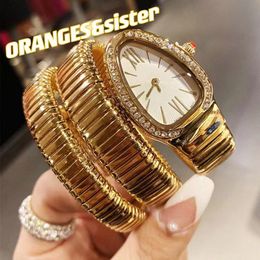 Klassieke Armband Dames Horloge Gouden Slang Horloges Hoge Kwaliteit Diamant Roestvrij Staal Deisnger Horloge Dames Horloges Kerstmis Valentijnsdag Moederdag Cadeau