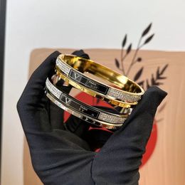 klassieke armbanden dames bangle luxe designer sieraden crystal 18k goud vergulde 925 sier vergulde staalliefhebbers geschenk armband heren armband s31 a3x2#
