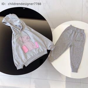 Klassiek merkontwerper Kinderkleding 2-14 jaar Childrens Coat Clothing Sets Boys Girls Patroon Designer Sweater Sweater Pak Kinderkleding AAA