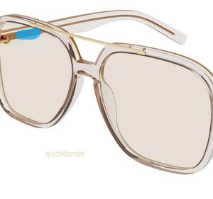 Klassiek merk retro yoisill zonnebril lichtbruin licht gele dames voor mannen dames zonnebril mode outdoor klassieke stijl brillen