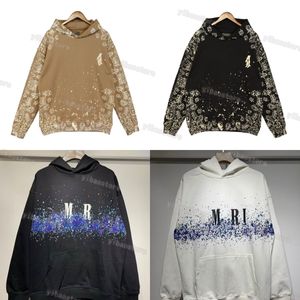 Sudaderas con capucha para hombre Amirs Designer Sudaderas con capucha Parejas Sudaderas Top Letra bordada de alta calidad Ropa para hombre Puentes Manga larga Lujo Hip Hop Streetwear