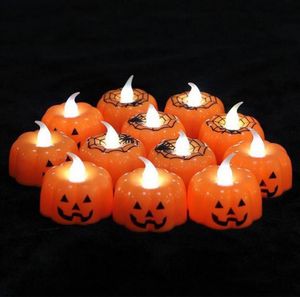 Conception de citrouille à bougies classiques Small LED Durable Durable Indoor Candle Lamp Lantern Halloween Party Decoration GA389993968