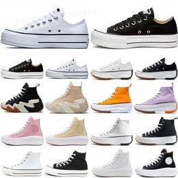 Baskets classiques en toile des années 1970 Star chaussures décontractées plate-forme chuck 70 Hi Slam Jam Triple Noir Blanc Haut Bas Hommes Femmes 1970 all stars 70s Sport Sneaker zoom 35-46 m44