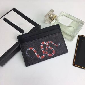 Klassieke kaarthouders portefeuilles houders Ophidia Men Women Mini Small Wallet Hoge kwaliteit creditcardhouder Kaarthouder Key Pouch Jumbo