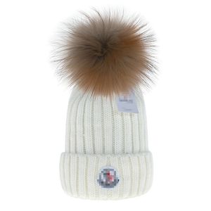 Chapeau tricoté en cachemire classique True Hairball dames designer Bonnet hiver couleur unie chapeau tissé pour hommes