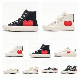 Classic Casual Kids 1970 Canvas Shoes Star Sneaker Chuck 70 Chucks 1970s Children Baby Toddler baby's Big Eyes Red Heart Form Platform Naam T1A6#