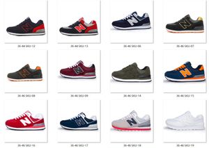 Chaussures de sport classiques nb574 hommes femmes chaussures de course décontractées 574s baskets de créateur Panda Bourgogne Cyan Syracuse UNC sports de plein air baskets pour hommes grande taille 36-44