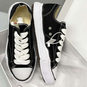 Classic Casual Sneakers Designers Canvas Trainer Lace-Up Platform Schoen Trim-vormige teen EU36-45 met doos 556