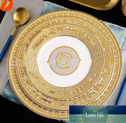 Placa de mosaico de cerámica clásica Juego de vajilla de cerámica de cerámica de cerámica doméstica Tablas de cocina occidental