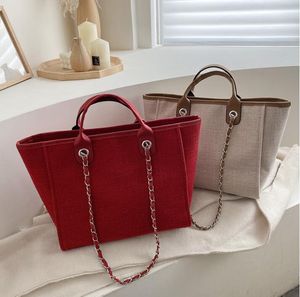 klassieke Chain Bag Dame portemonnee casual handtassen 2023 mode portemonnee vrouwen tas canvas dames schouder tote256H