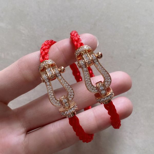 Pulsera clásica con dijes, pulsera de diseño para mujer, línea de mano multicolor, pulsera de lujo chapada en oro de 18 quilates, pulsera para amantes, unisex para el día de San Valentín, regalo de cumpleaños