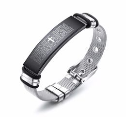 Bracelets de charme classique Titanium Steel Mesh Gold Personnalité ajusté Designer Men's Bangle Bijoux Accessoires de bracelet de poignet 9041587