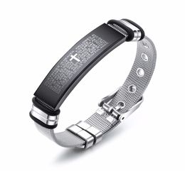 Bracelets de charme classique Titanium Steel Mesh Gold Personnalité ajusté Designer Men's Bangle Bijoux Accessoires de bracelet bracelet 2116652