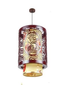 Pending en bois de style chinois classique vintage suspension de salle de thé audacieuse Balcone suspendue LLFA8833902