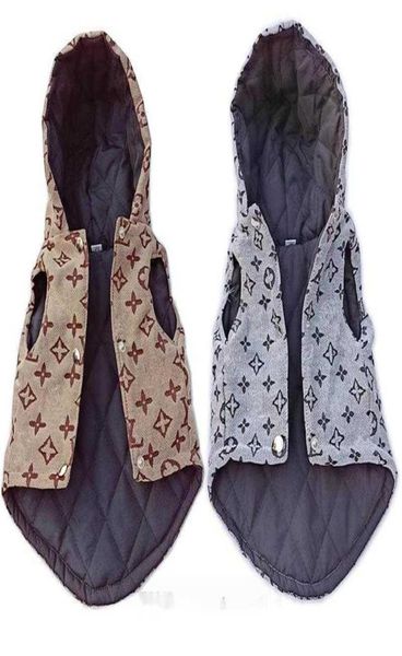 Classes de vêtements de vêtements pour chien Lettrage motif de chien APPLAIS DIR VESTS HIVER Veste hiver